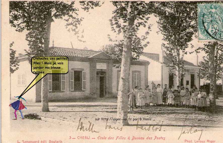 École de filles et bureau des postes