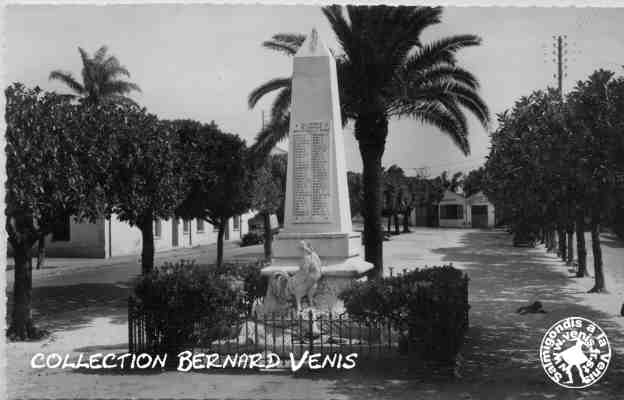 Le Monuments aux Morts : "Aux Enfants de Chéragas Morts pour la Patrie"