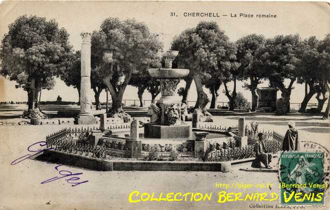 La place romaine et la fontaine