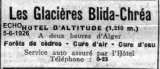 Les Glacières (Blida) - Hôtel d'altitude. E.Castan, propriétaire