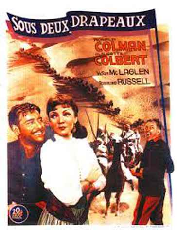 Claudette Colbert tourne un film sur la Légion