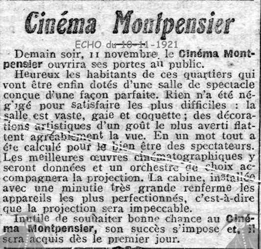 le cinema montpensier 