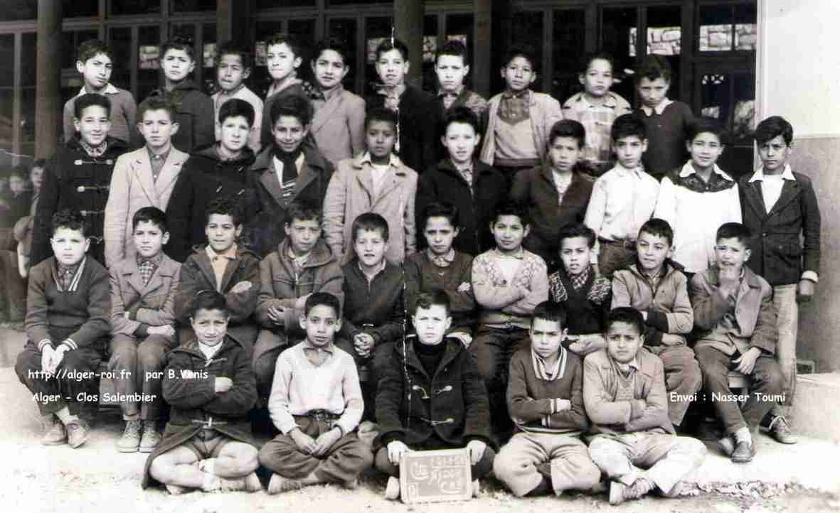 Clos salembier,ecole nador,cm2,1957-1958,photo de classe