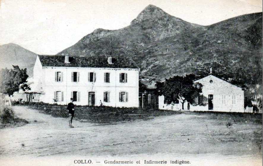 GENDARMERIE et INFIRMERIE INDIGÈNE, collo