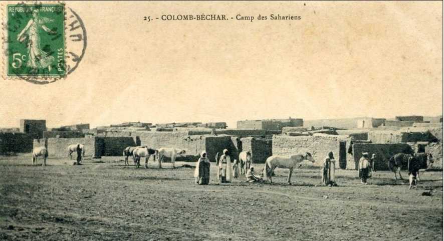 colomb-bechar,le camp des sahariens