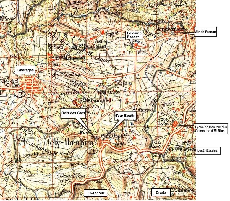 Le territoire communal de Dély-Ibrahim