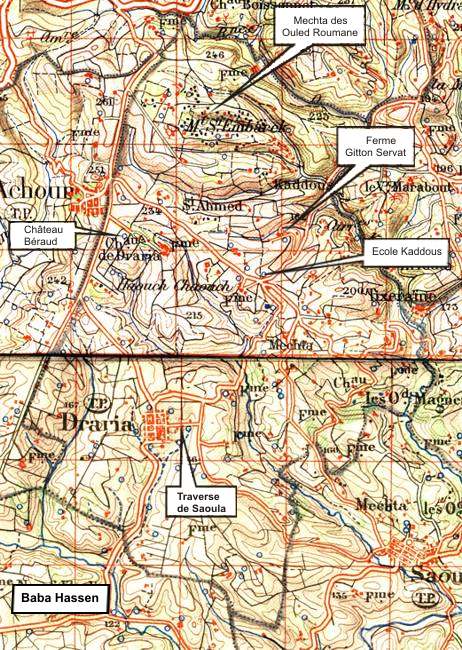 Le territoire communal de Draria