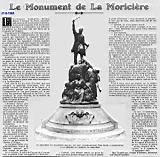 Le monument de La Moricière