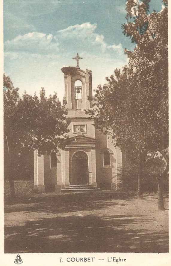 1.-Église de Courbet..