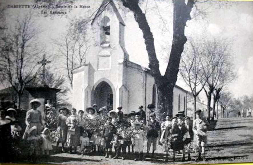 damiette,eglise et rameaux