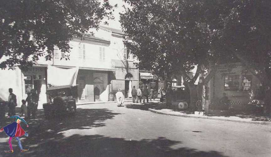 Dellys,rue centrale et rond-point