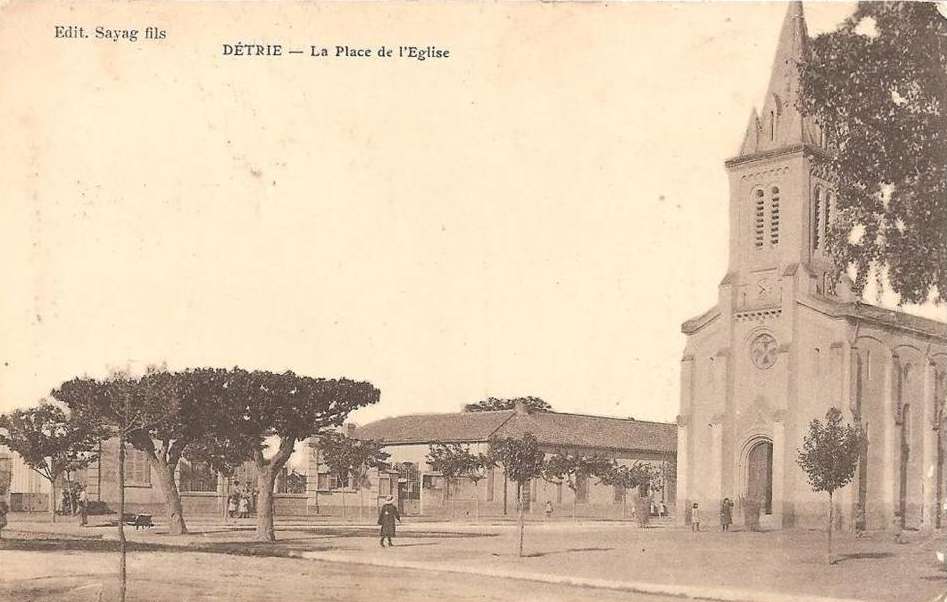 detrie,la place de l'eglise