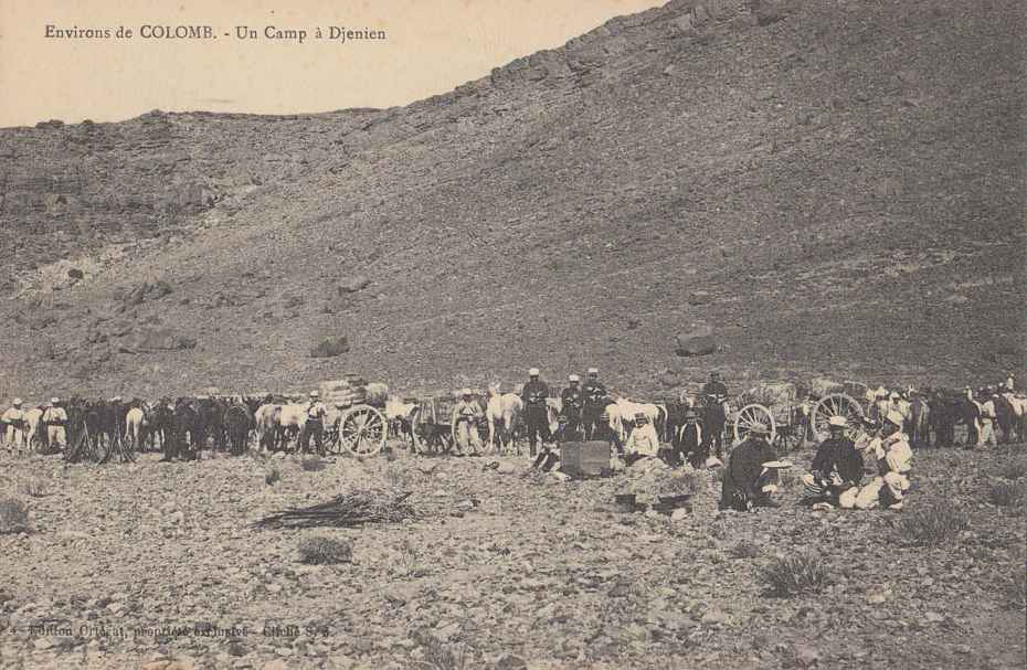 Djenien Bou Rezg, sud-oranais, un camp.