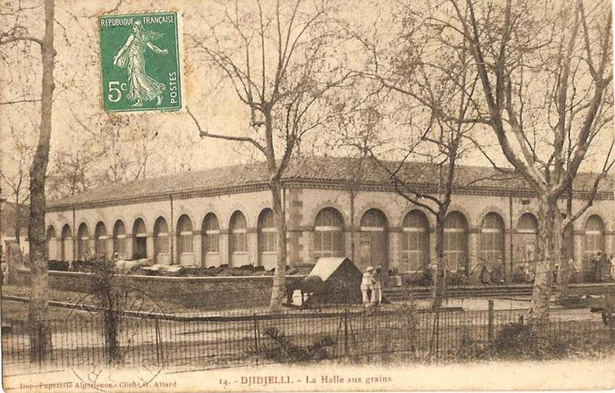 djidjelli, village d'algerie,la halle aux grains