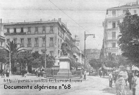 La place Bugeaud en 1925