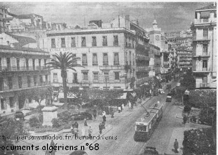 La place Bugeaud en 1953