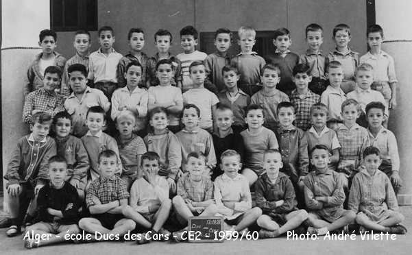 Cours élémentaire 2ème année, 1959-1960