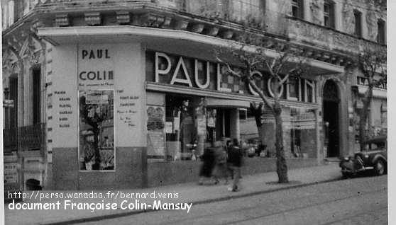 Le magasin de musique Paul Colin