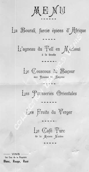 page 3 du menu