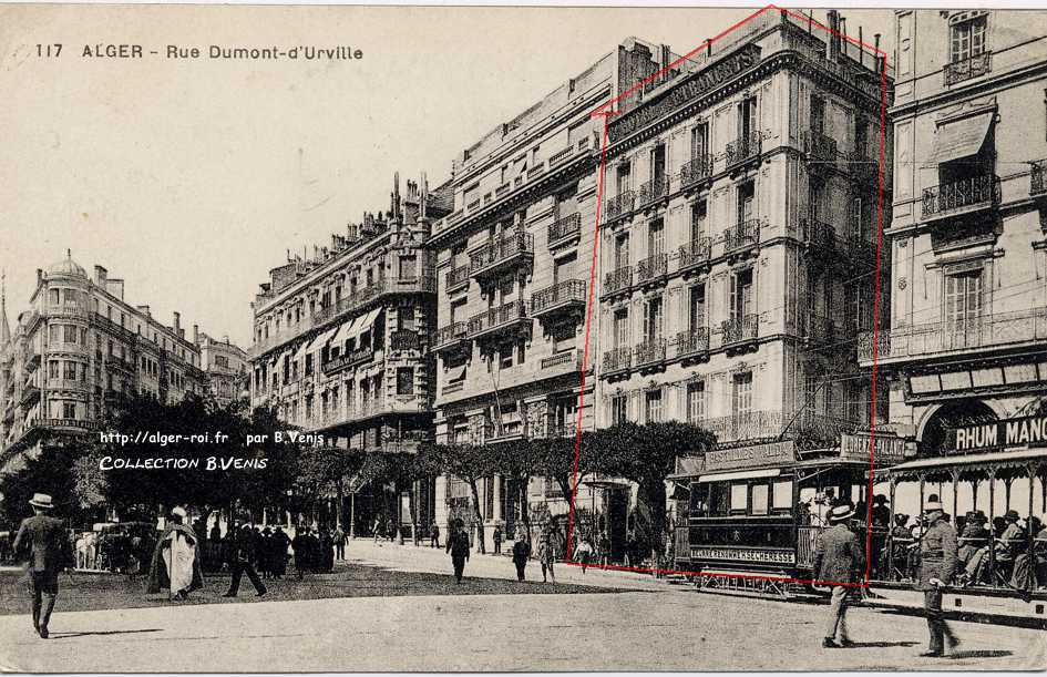 rue dumont d'urville et hotel des etrangers