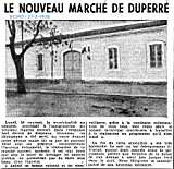 Le nouveau marché de Duperré