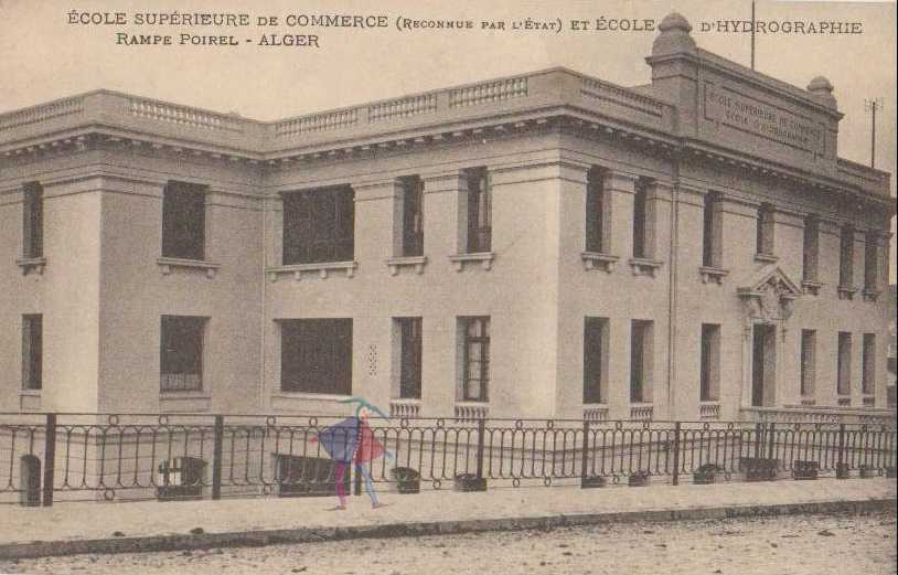 L'ÉCOLE SUPÉRIEURE DE COMMERCE D'ALGER (L'E.S.C.A.)et hydrographie