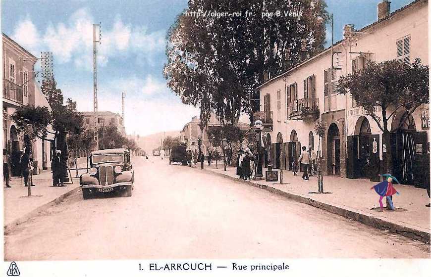 el-arrouch,arrouch,la rue principale