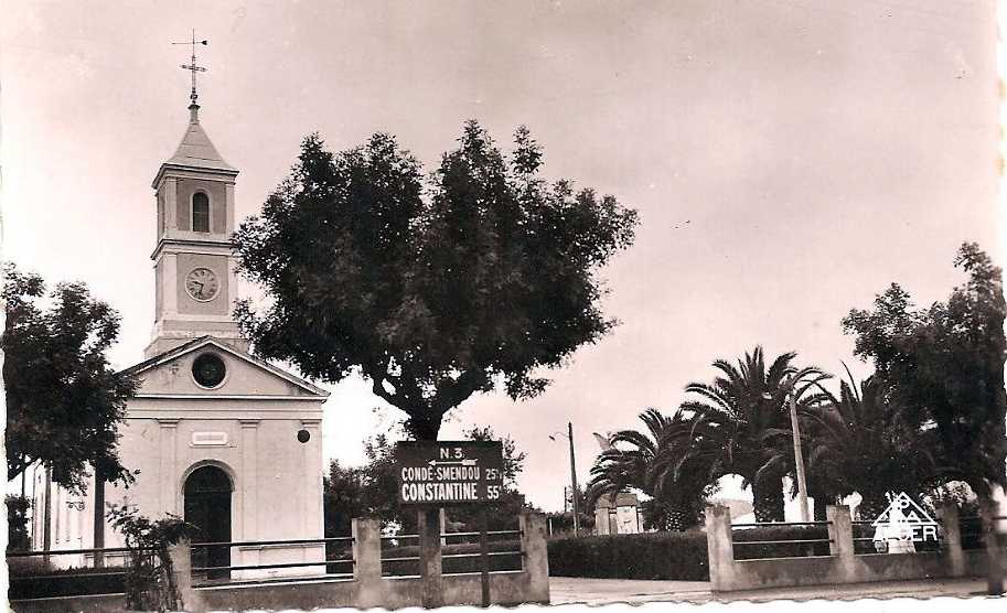 el-arrouch,arrouch,l'eglise et le square