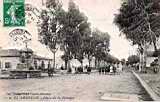 el-arrouch,arrouch,la place de la fontaine et le grand hotel