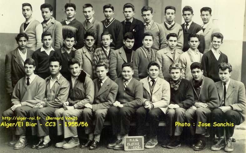 cours complémentaire 3è, 1955-1956 