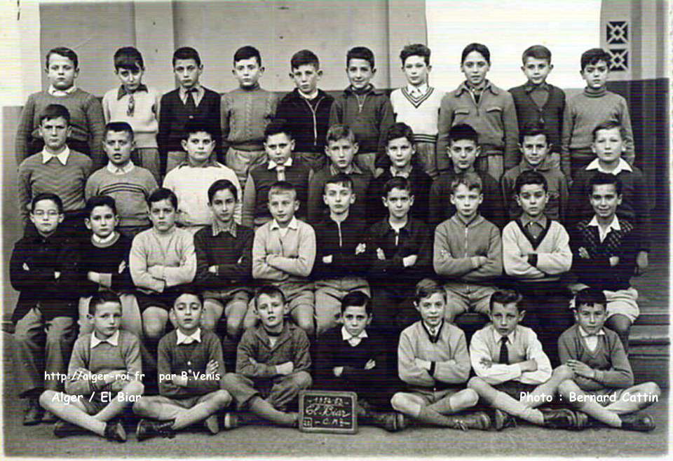 El-Biar,cm2,1952-1953,52-53,photos de classes,cattin