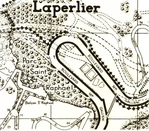 Plan parc Saint Raphaël