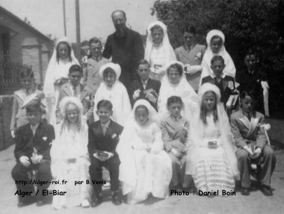 rang du haut, abbé Gébinge(3), Daniel Boin(5)