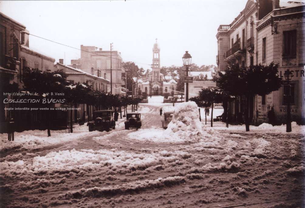 El Biar sous la neige