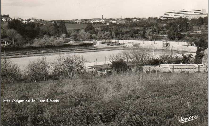 el-biar,vue sur le stade et le cynodrome