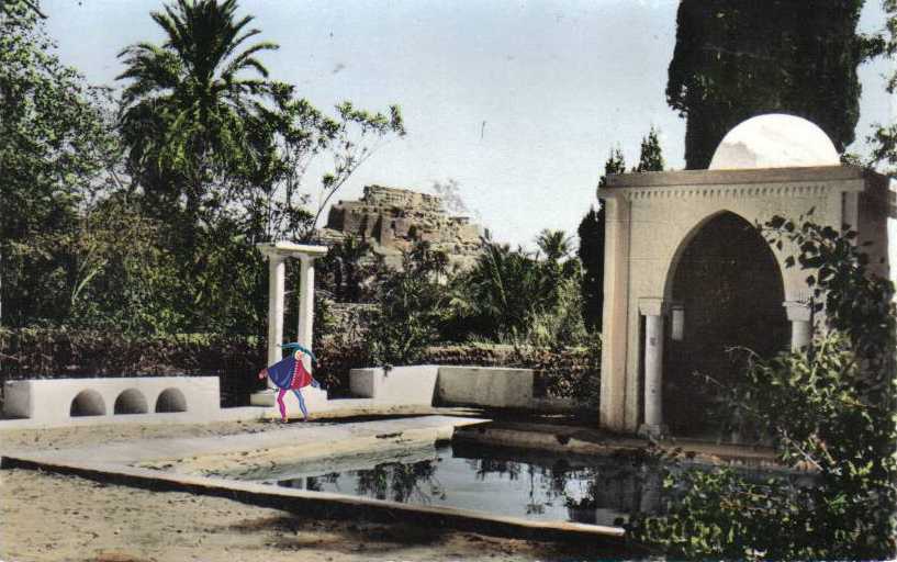 Vieux ksar vu du jardin de l'annexe