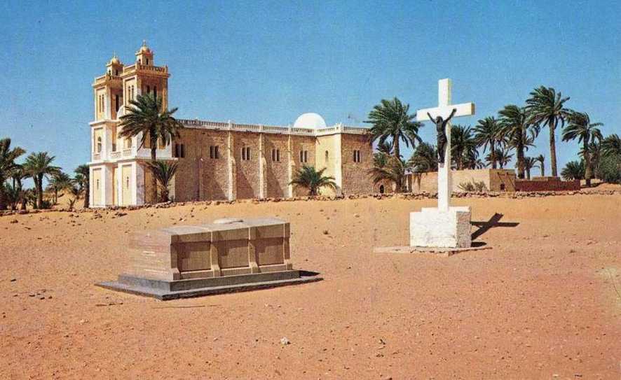 el-golea,tombe de foucauld,eglise saint joseph;