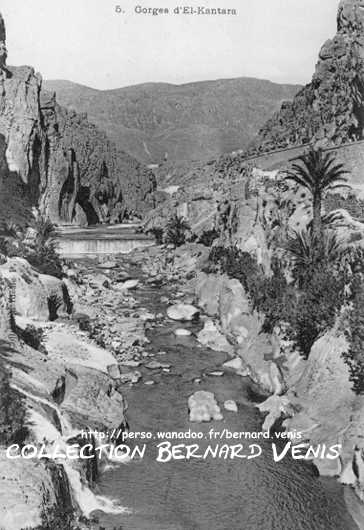 Les gorges d'El Kantara