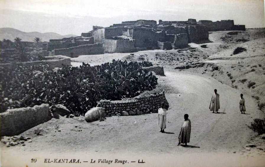 les gorges d'El kantara,le village rouge