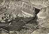 Gorges et défilés d'Algérie:les gorges d'El kantara et la palmeraie,vue aerienne