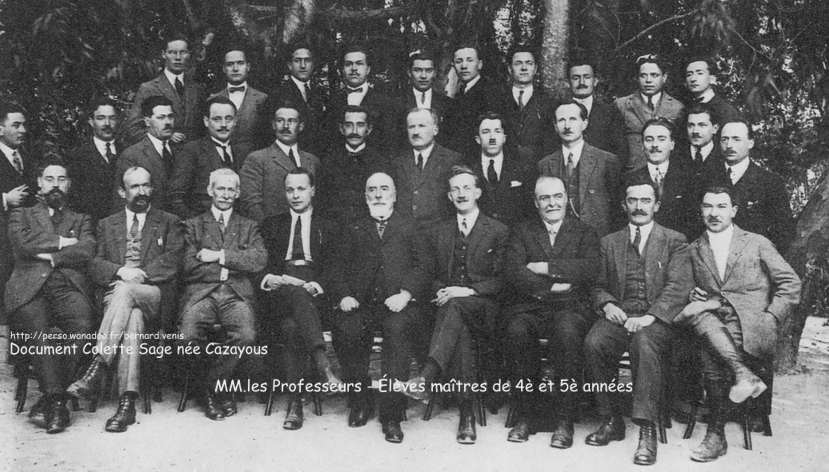 MM. les Professeurs et Élèves maîtres de 4è et 5è années 