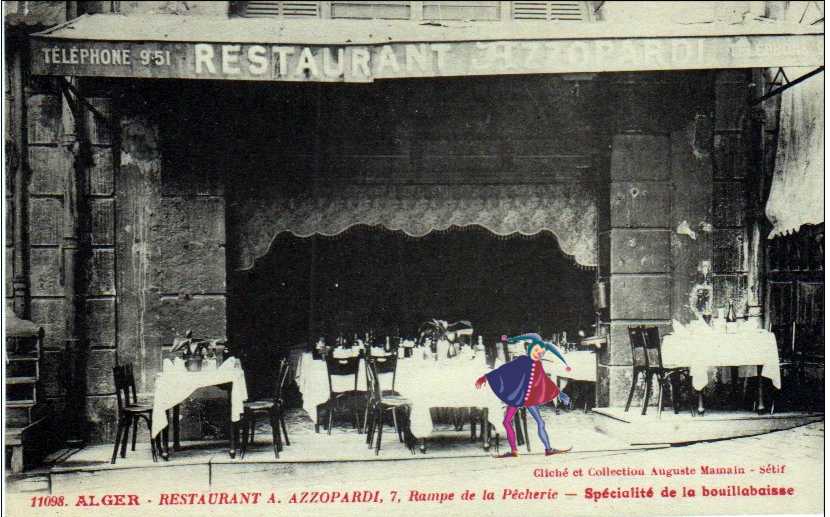 escaliers de la pêcherie,restaurant azzopardi