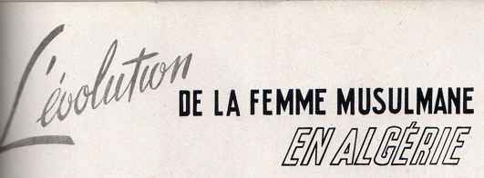 Evolution de la femme musulmane