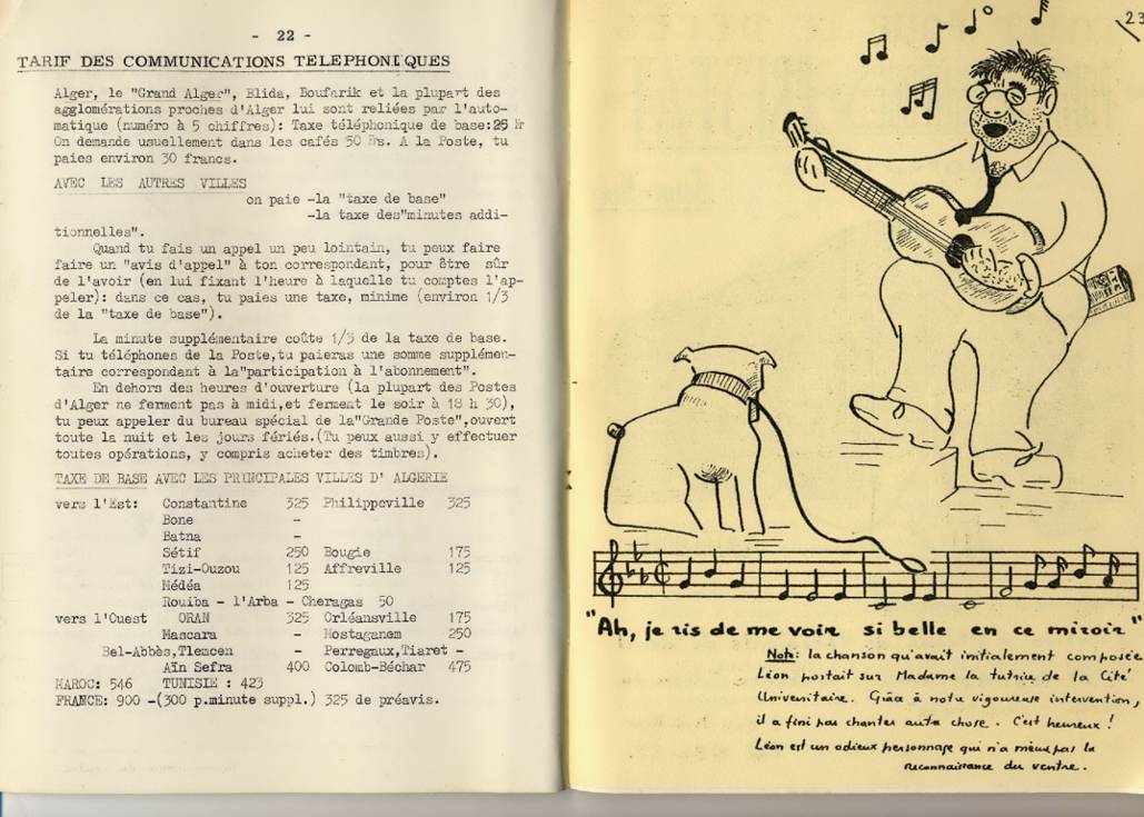 Pages 22-23 : communications téléphoniques 