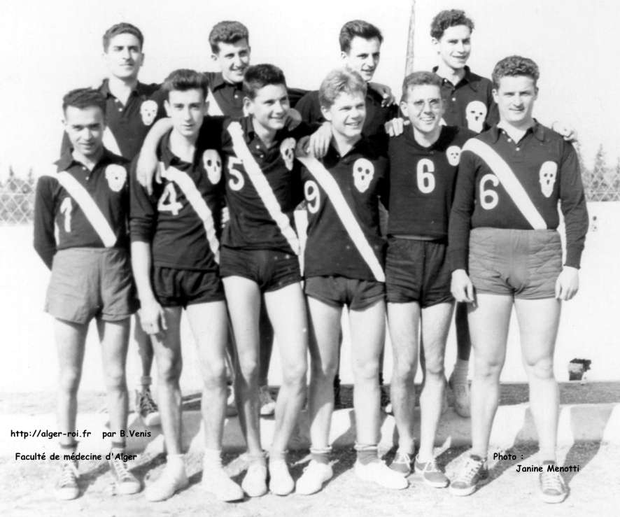 Finale de Volley - Séniors entre l'Équipe de la Faculté de Médecine et de Pharmacie d'Alger et l'École Normale de La Bouzaréah 