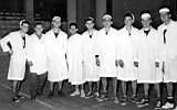 Finale de Volley Ball Scolaire et Universitaire de l'Académie d'Alger en mars 1956 au Foyer Civique 