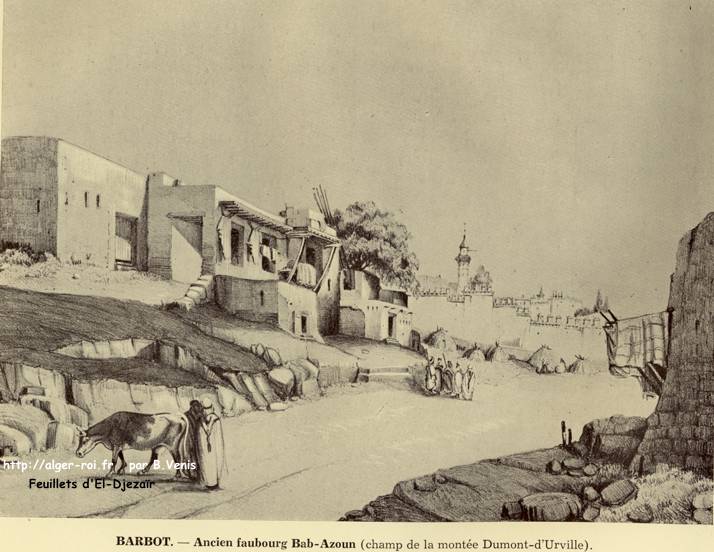 Ancien faubourg Bab-Azoun (champ de la montée Dumont d'Urville.
