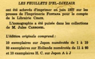 les feuillets d'El-Djezair