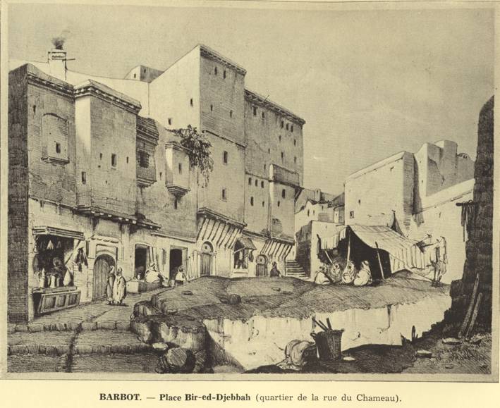 Place Bir-ed- Djebbah (quartier de la rue du Chameau)