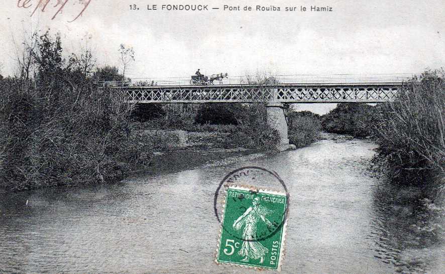 fondouk,fondouck,pont de rouiba sur le hamiz